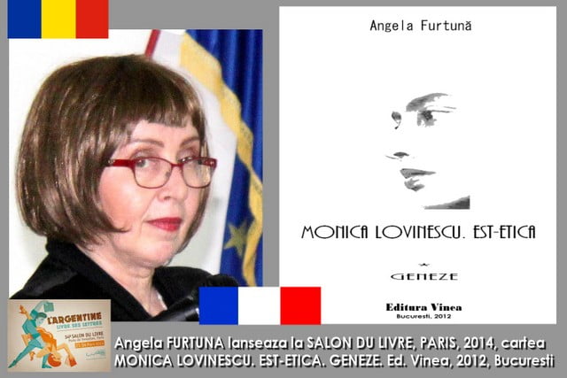 Angela FURTUNA, SALON DU LIVRE 2014 PARIS, MONICA LOVINESCU.EST-ETICA