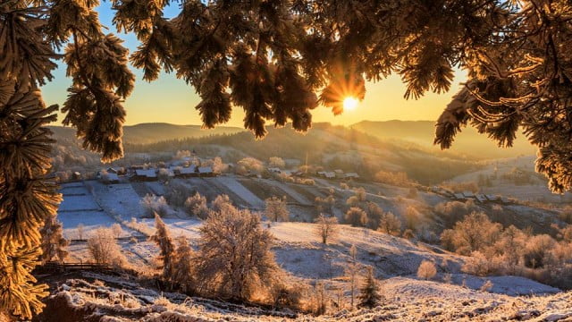 Satul Pleșa surprins de fotograful Dorin Lucian Sveduneac