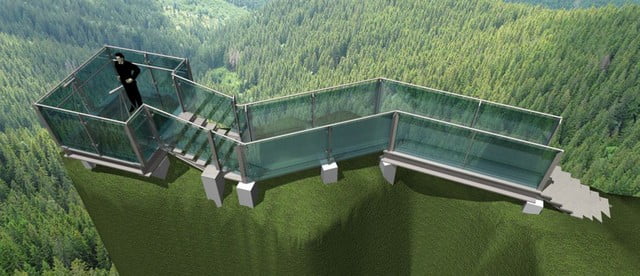var 2 Piatra Soimului_Rarau_model 3d skywalk 2 var scurta