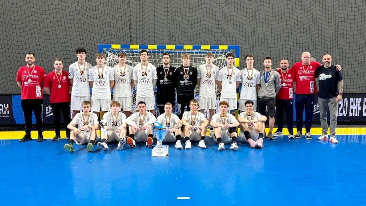 CSU Suceava a cucerit medalia de argint la Campionatul Național de Handbal Juniori 1!